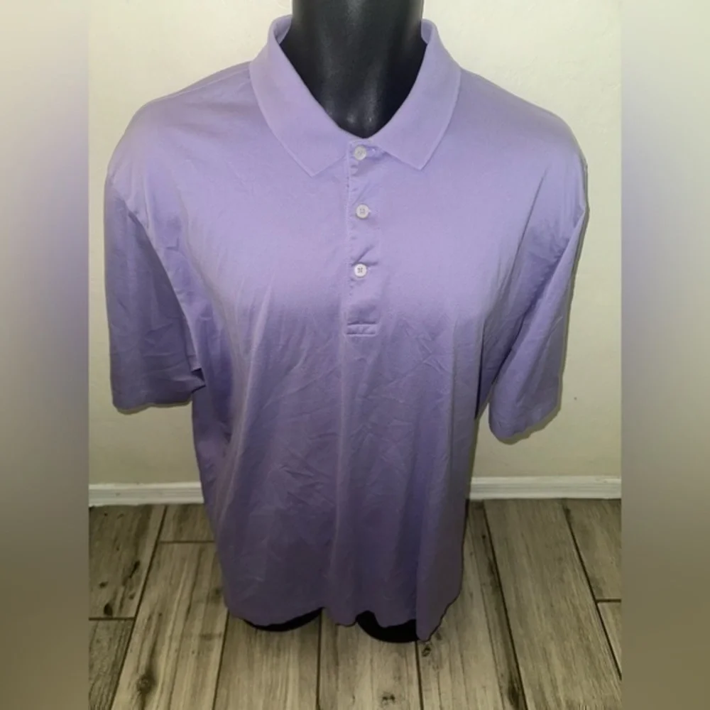 Men’s pre own as is Ralph Lauren purple polo golf shirt size L large